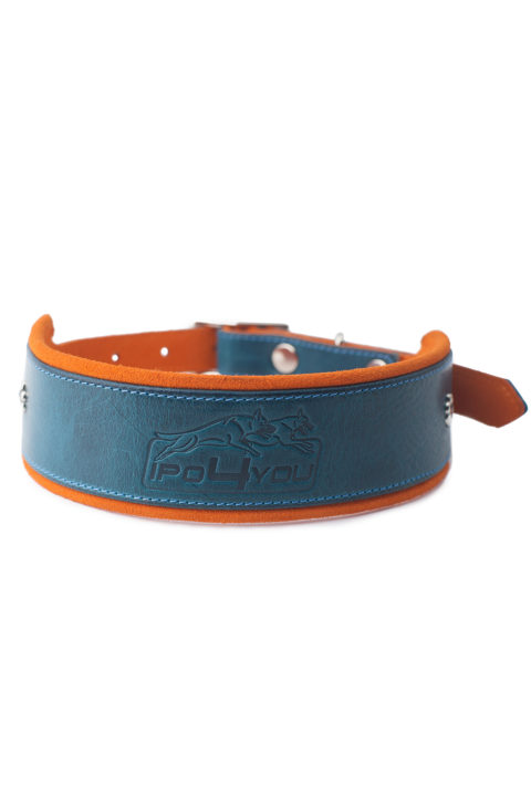LEATHER AND SUEDE COLLAR